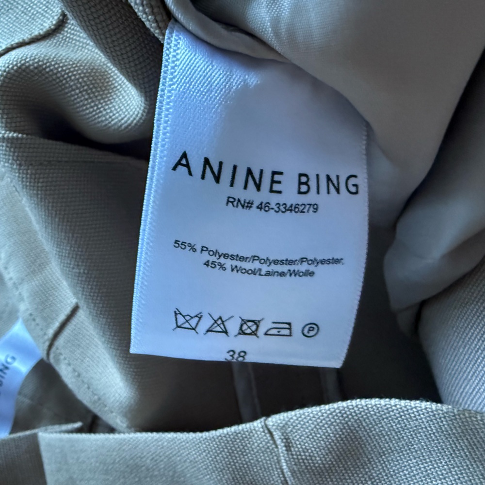 Anine Bing Kinsley Paperbag Waist Shorts - Picture 8 of 9